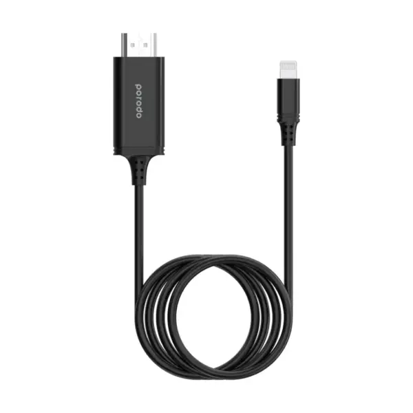 PORODO LIGHTNING TO HDMI CABLE | iOS 2M